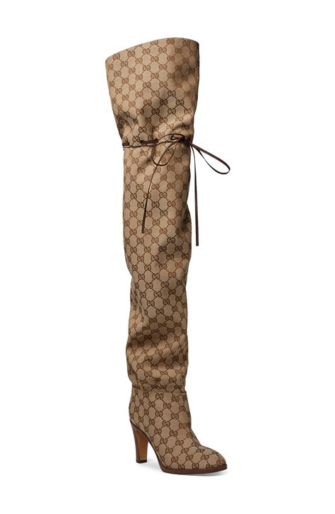 gucci boots women over the knee boot|Gucci knee high boots price.